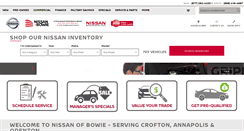 Desktop Screenshot of nissanofbowie.com